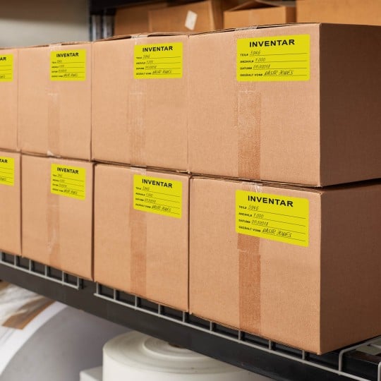 Etiketten für Logistik und Warenkennzeichnung