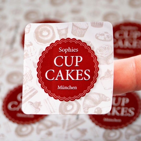 Aufkleber für Ihre Produkte