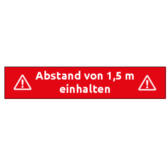 Bodenaufkleber