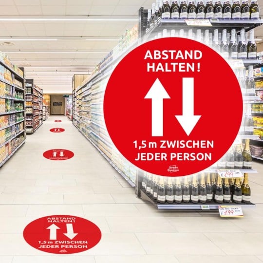 Vorlagen für Bodenaufkleber