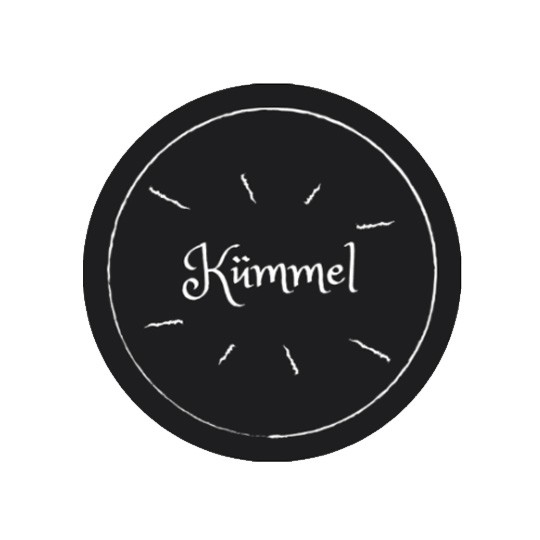 Geüwürzetikett Kümmel
