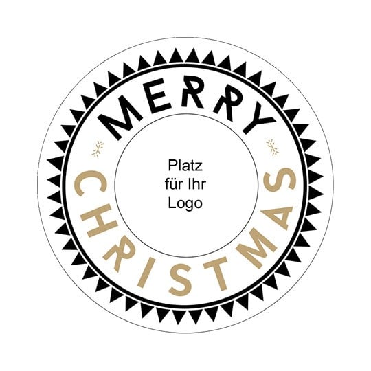 Merry Christmas Promotion Sticker