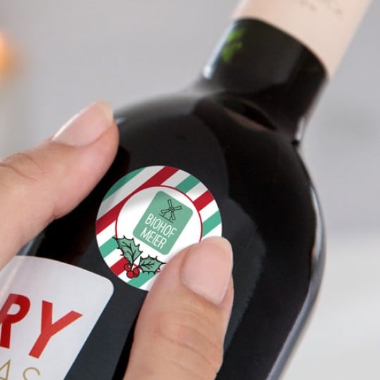 Logosticker für Weihnachten