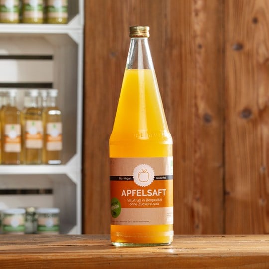 Apfelsaft Etikett