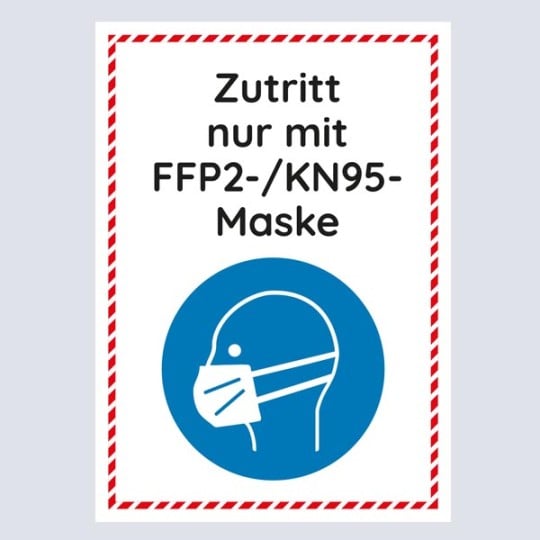 Maskenschild