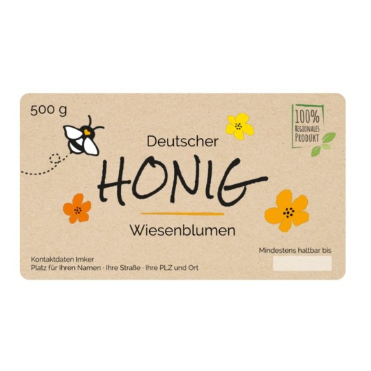 Honigetiketten