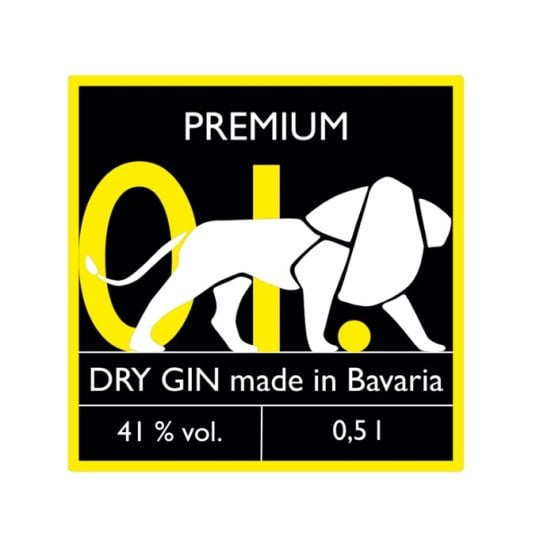 Gin-Aufkleber