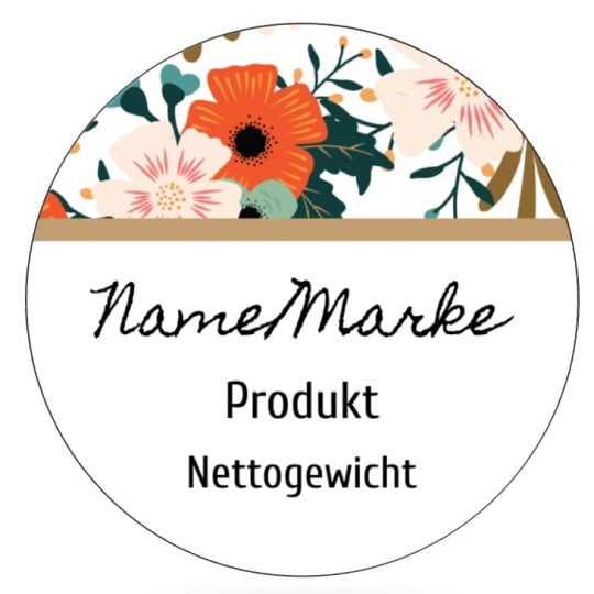 Kosmetiketiketten
