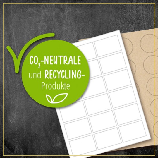 Nachhaltige Etiketten