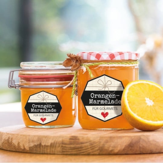 Orangenmarmelade Etikett