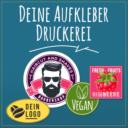 Deine Aufkleber Druckerei