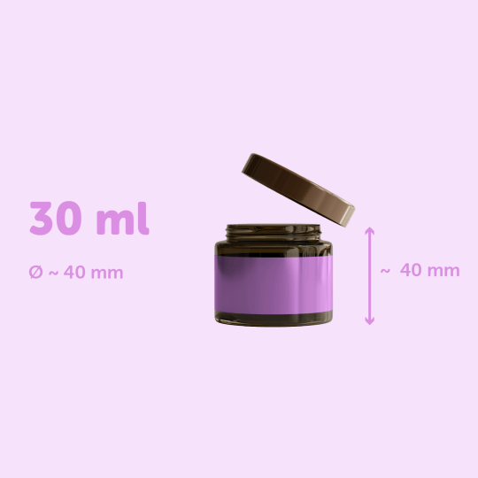 Kosmetiketikett Dose 30ml