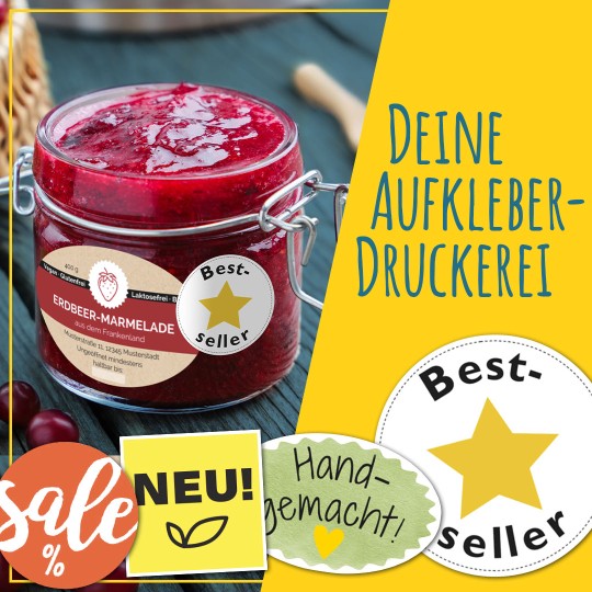 Aufkleber Druckerei