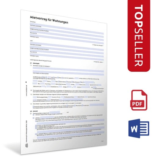 Mietvertrag für Wohnung zum Download