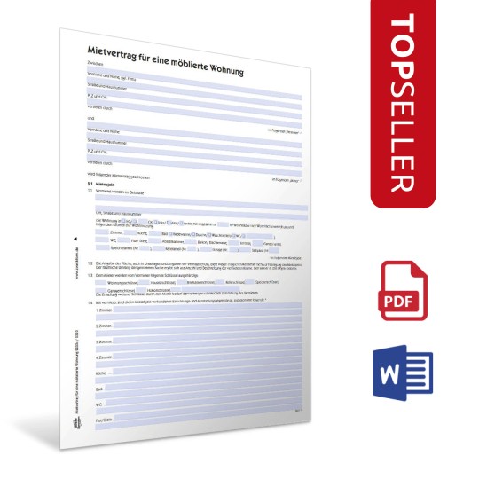 Mietvertrag möblierte Wohnung Download