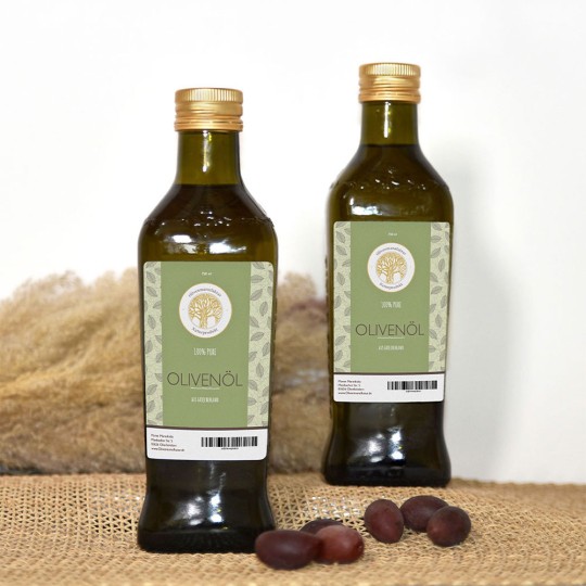 Olivenöl Etiketten
