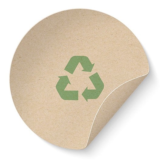 Kraftpapier Aufkleber drucken lassen