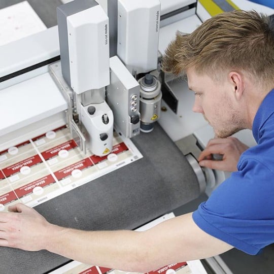Aufkleber Produktion