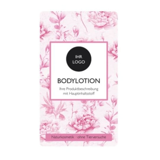 Kosmetik Design rosa Blumen