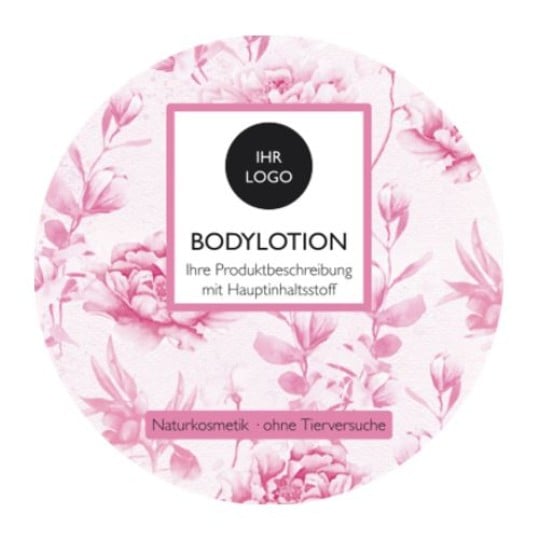Kosmetik Design rosa Blumen