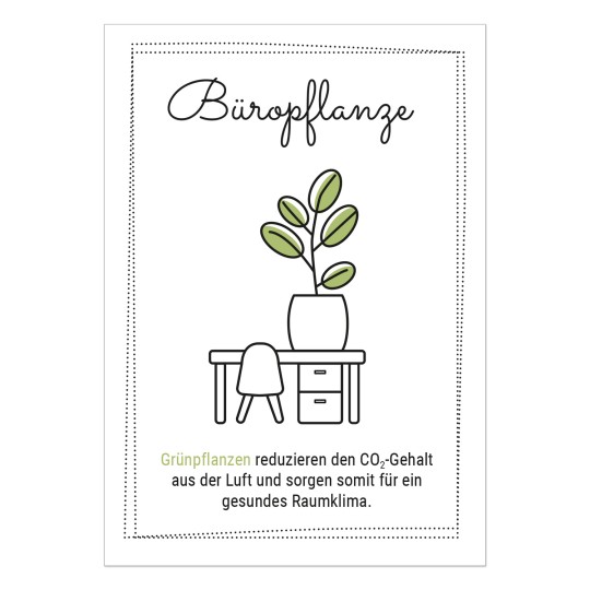 Vorlage Büropflanze