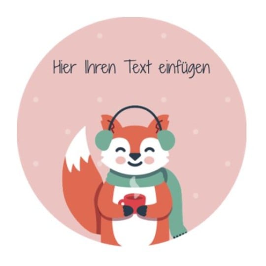 Fuchs Weihnachten Design