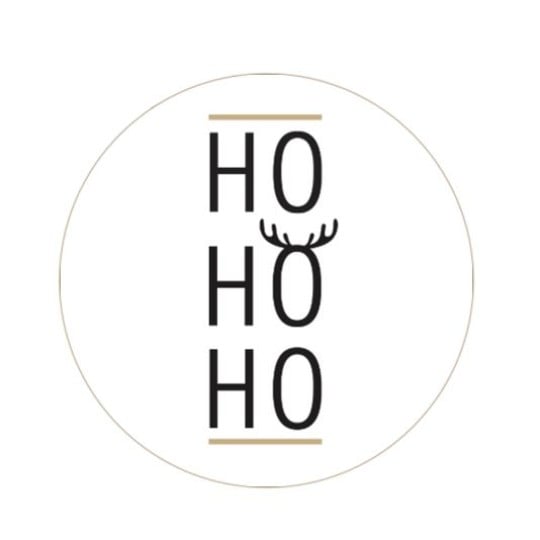 Weihnachtssticker Ho Ho Ho