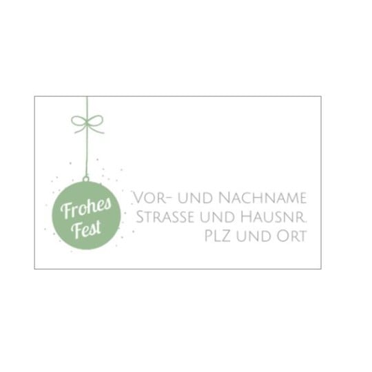 Frohes Fest Aufkleber