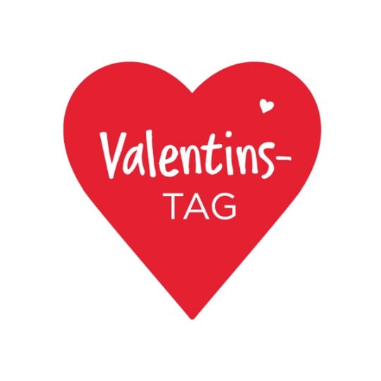 Valentinstag Herz Design