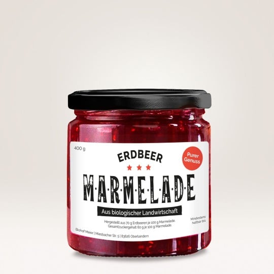 Marmeladenetiketten selbst gestalten