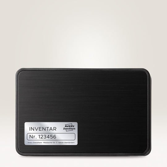 Inventaretikett von Avery Zweckform