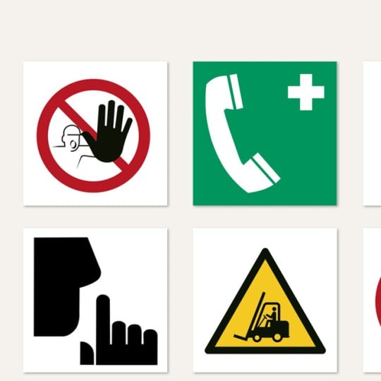 Gratis Vorlagen für Schilder