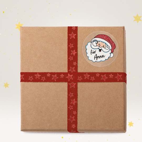 Weihnachtliche Geschensticker selbst drucken und einfach beschriften