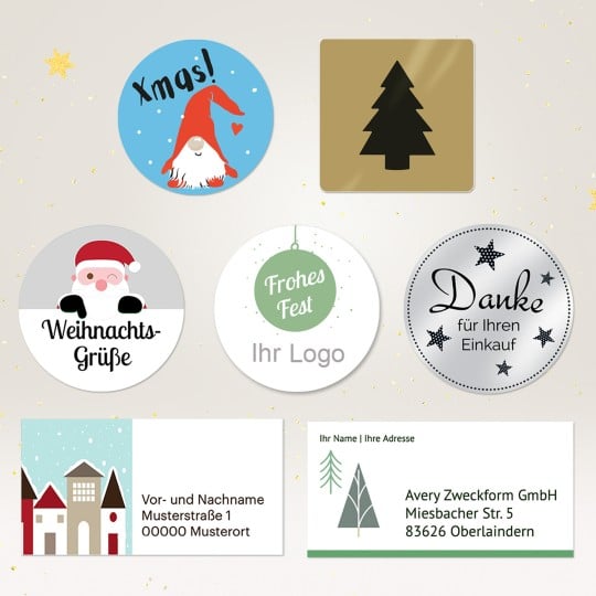 Weihnachtliche Gratis Vorlagen