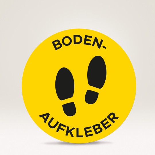 Bodenaufkleber günstig drucken lassen