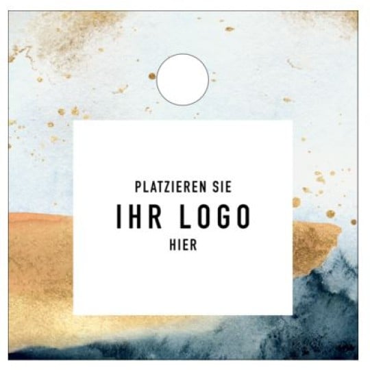 Goldene und blaue Farbverläufe