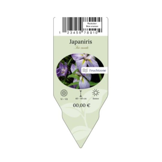 Steckschild Blume Japaniris
