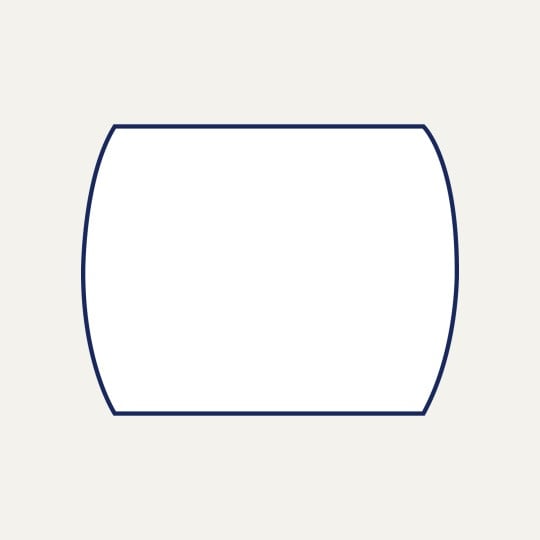 Form Gerades Oval
