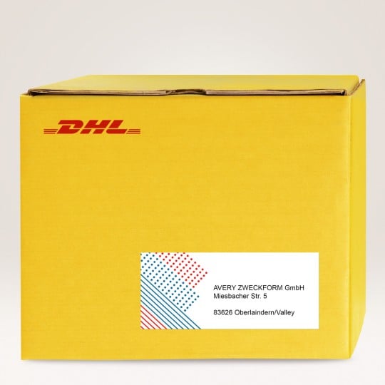 DHL / Hermes Versandetiketten zum selbst bedrucken