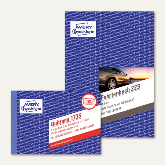 Formularbücher von Avery Zweckform