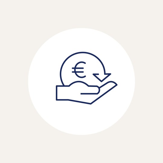 Geld zurück