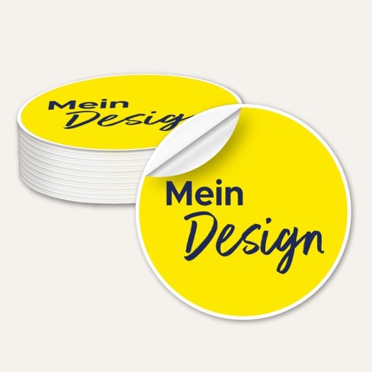 Runde Aufkleber drucken lassen
