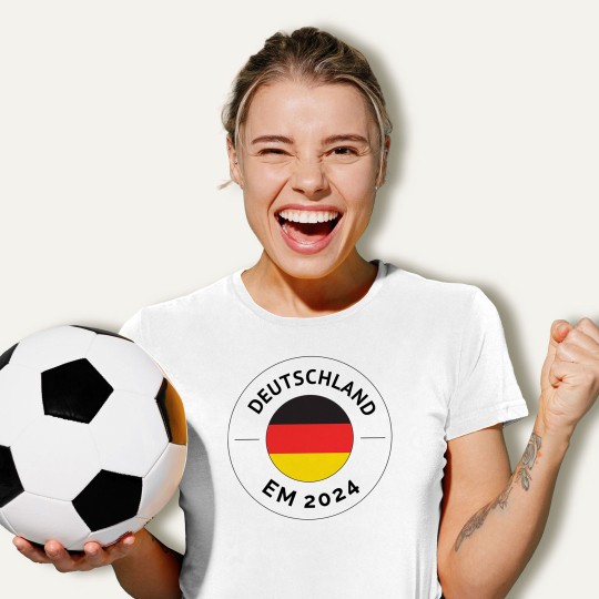 Fussball EM 2024 T-Shirts selbst bedrucken
