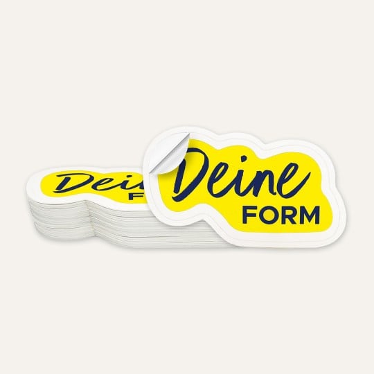 Druckservice Freiform Einzelaufkleber