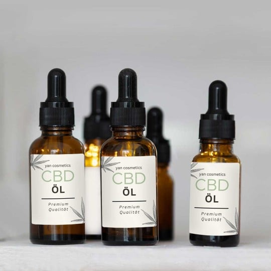 CBD Öl Etiketten Anwendung