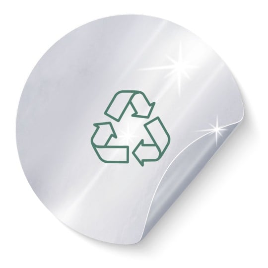 Materialicon Weiße Recycling Folie