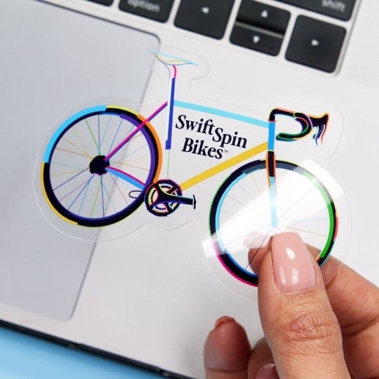 Transparente Laptop Sticker