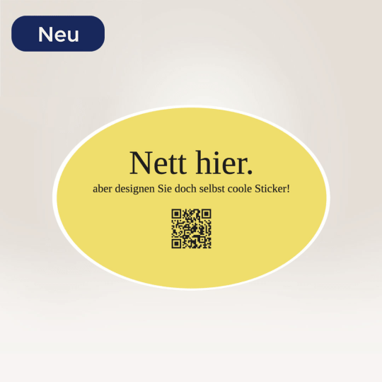 Nett hier Sticker
