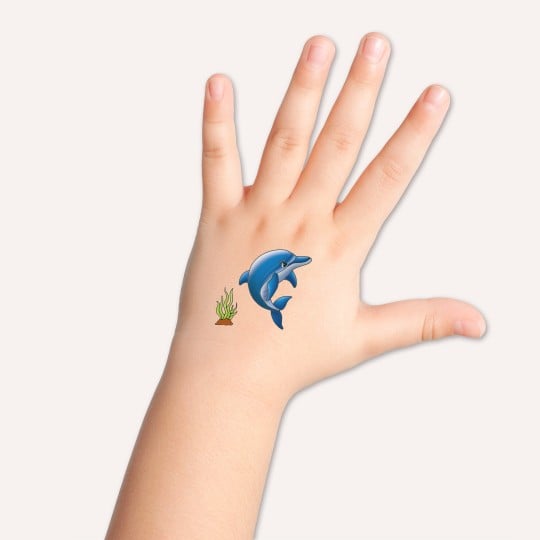 Tattoo mit Delfin