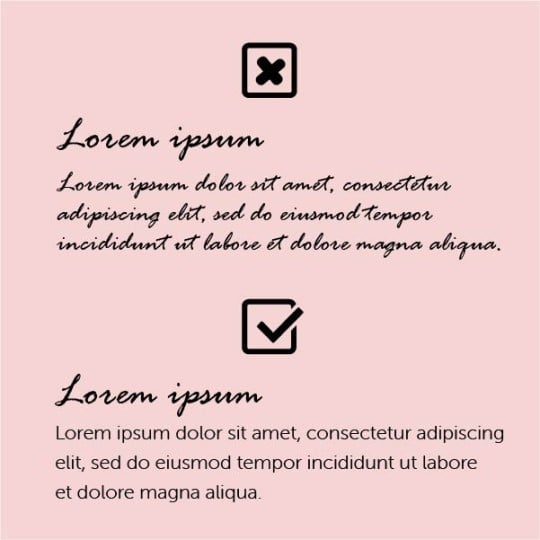 Druckanleitung: Schriftart beachten zum besseren Lesen